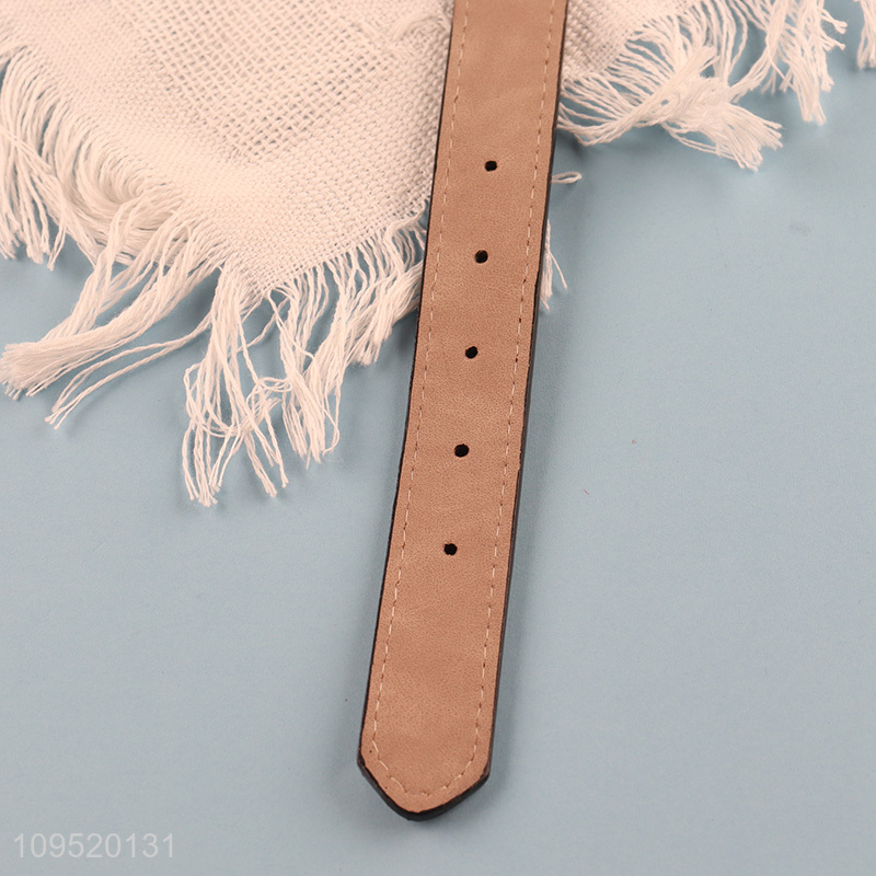 Top selling daily walking pu leather pet neck collar