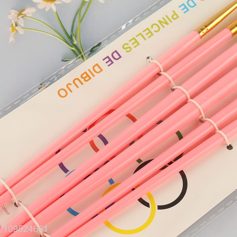 Wholesale 6pcs art painting brush kit