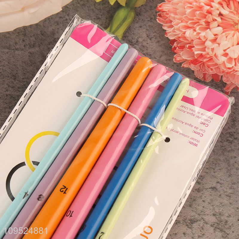 Yiwu market 6pcs art painting brush kit