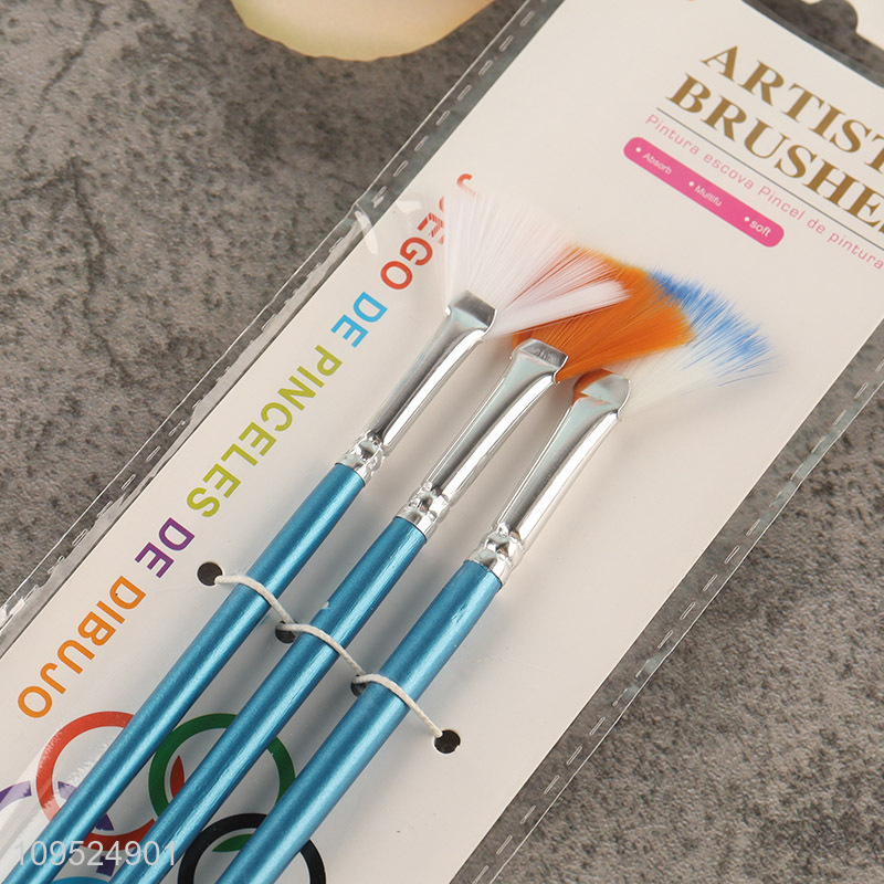 China products 3pcs paint brush set art brush