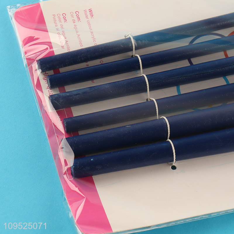 Good selling 6pcs art painting brush kit