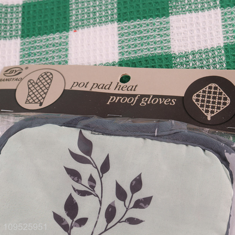 New product 2pcs kitchen reusable heat pad set