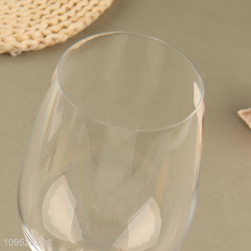 China wholesale clear glass champagne cup goblet cup
