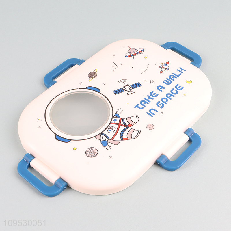 New arrival 1400ml lunch box with spoon and fork