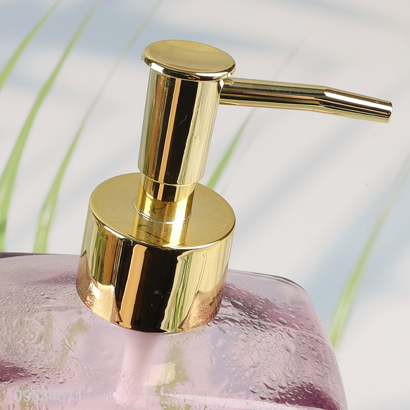 Good Quality Glass Soap Dispenser For Bathroom
