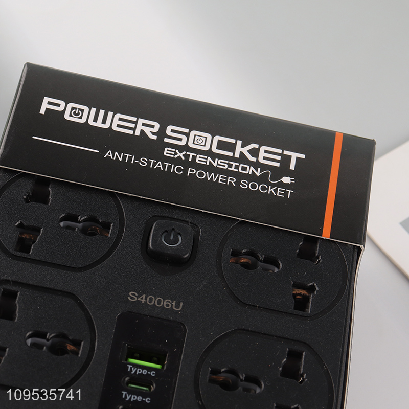 New arrival anti-static extension power socket for sale