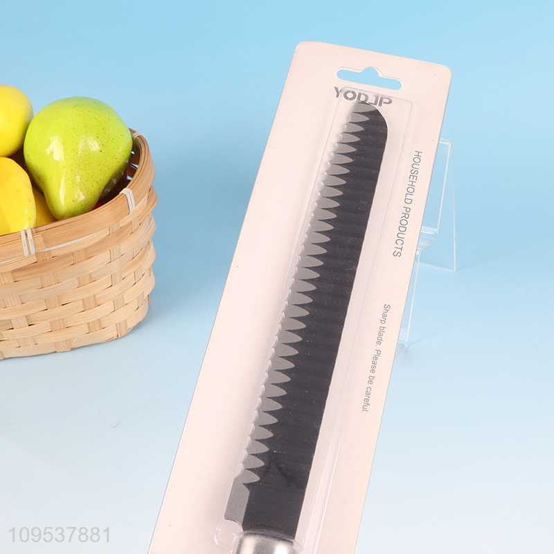 Hot Sale Coated Handle Bread Slicing Knife
