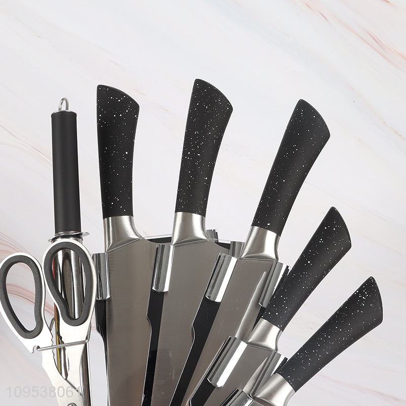 Fashion 8 Pieces Kitchen Knife Set With Knife Block For Gift