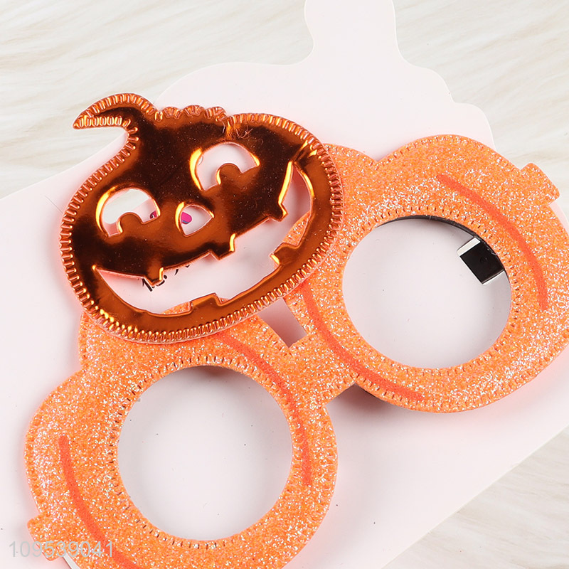 Best Selling Halloween Glitter Pumpkin Party Glasses