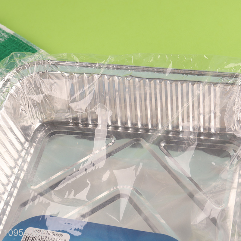 Latest products   rectangle disposable aluminum foil baking tray