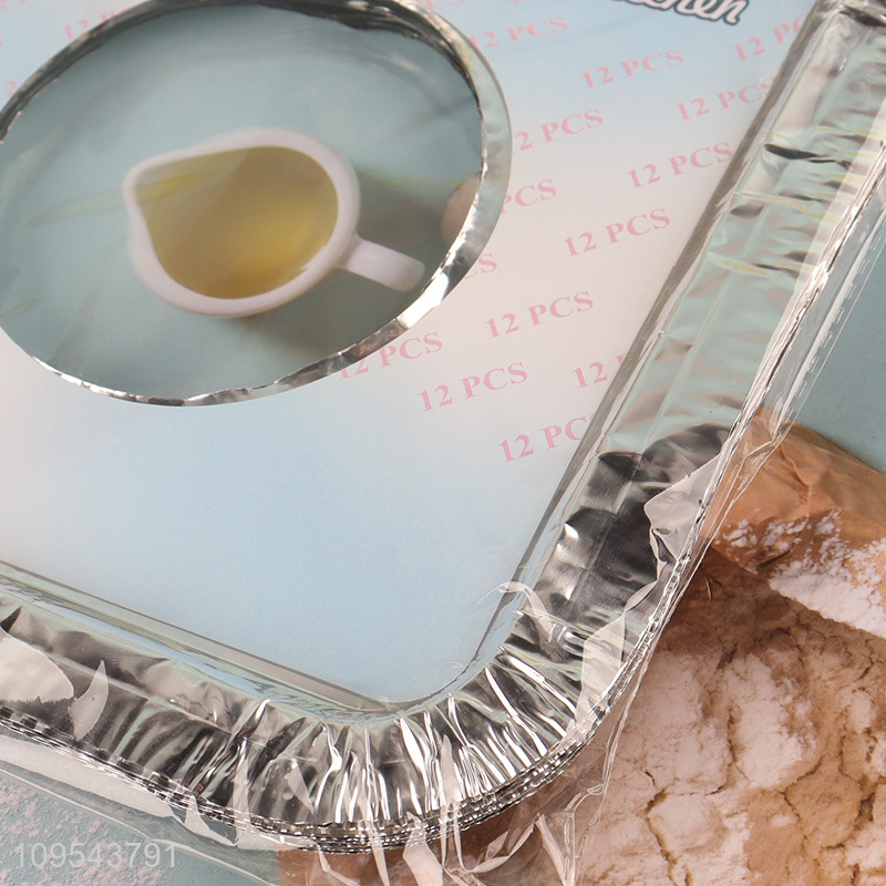 Best quality square aluminum foil gas burner liner