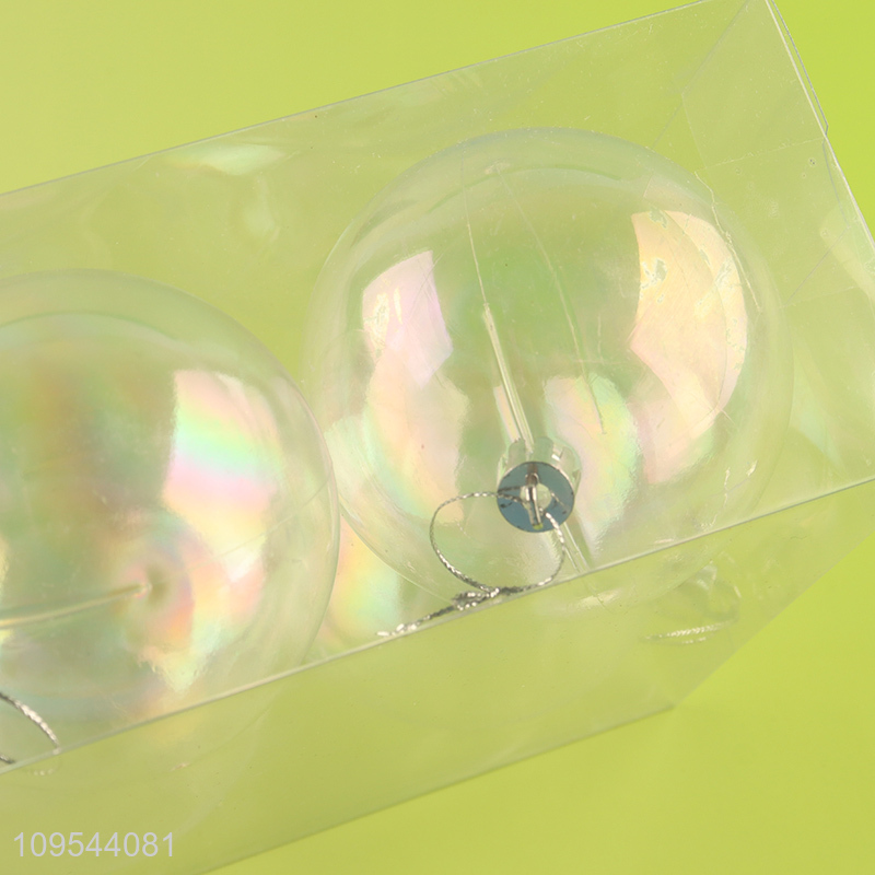 Low price clear christmas ball set for decoration