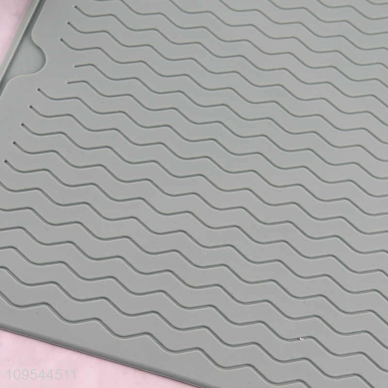 Best selling rectangle silicone sink mat wholesale