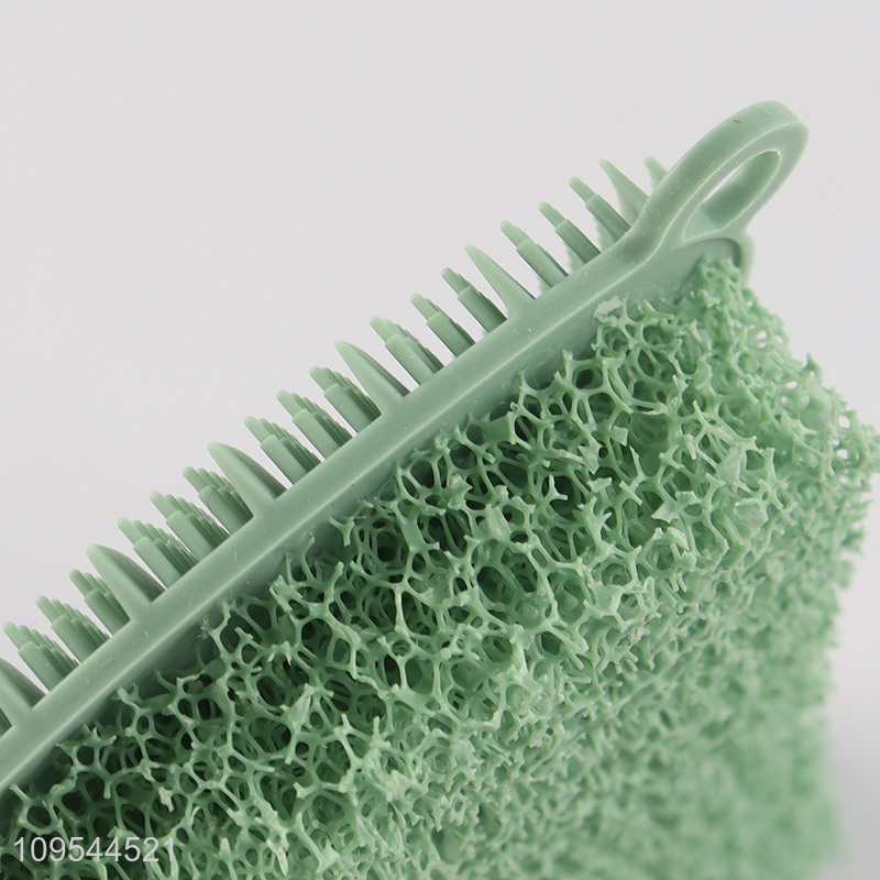 Best sale double-sided silicone dish washing brush