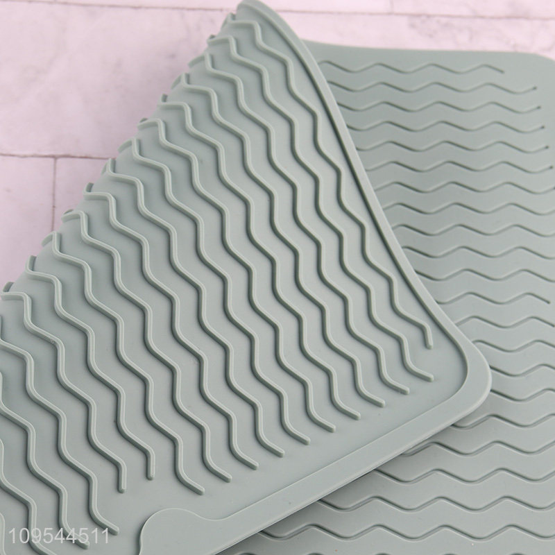 Best selling rectangle silicone sink mat wholesale
