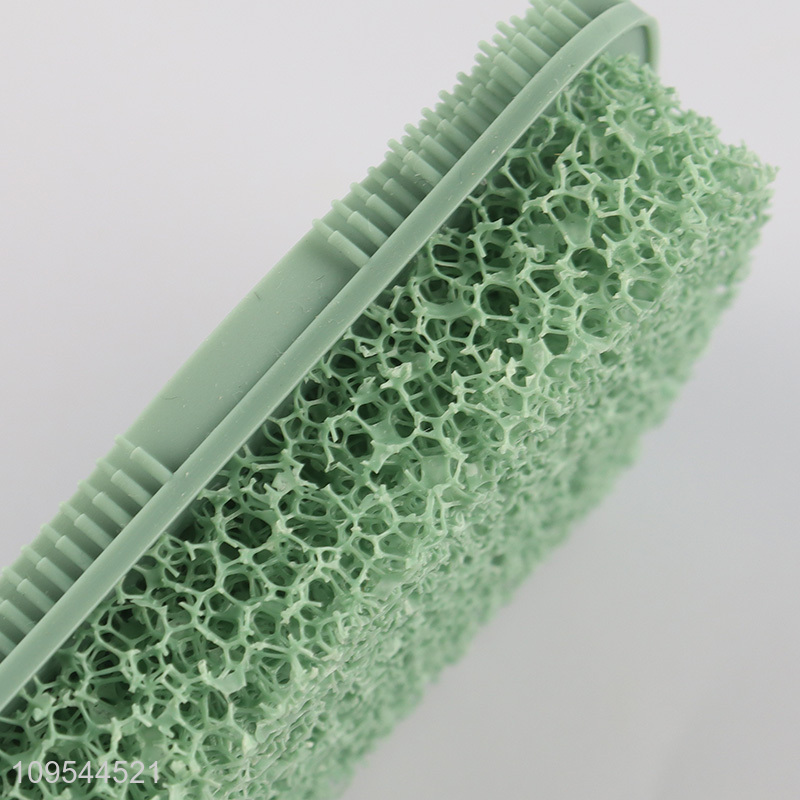Best sale double-sided silicone dish washing brush