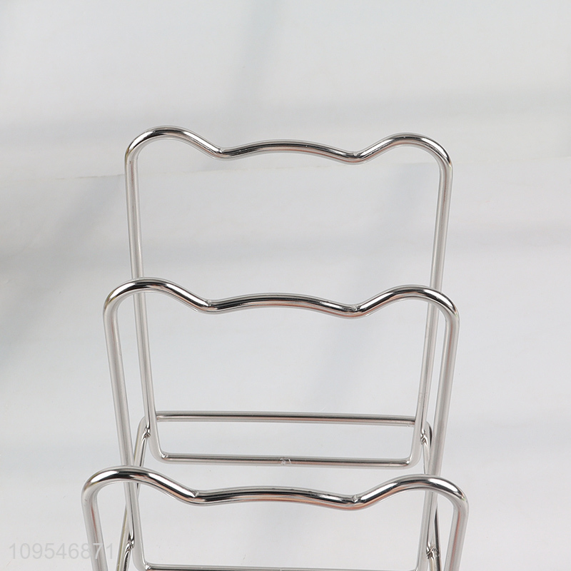 Low price kitchen pot cover rack for sale