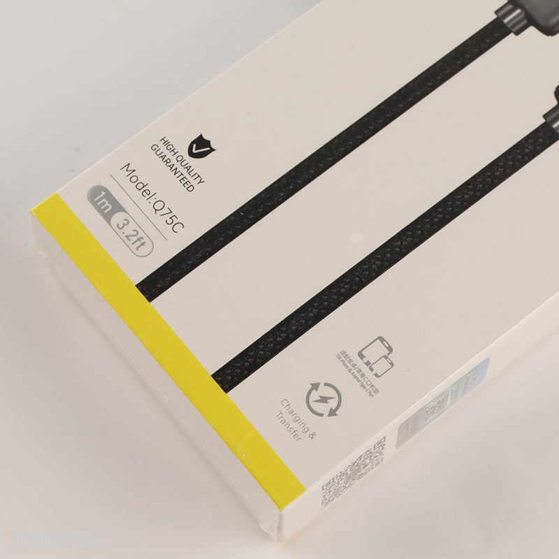 Good price 120w zinc alloy nylon braided fast charging data cable