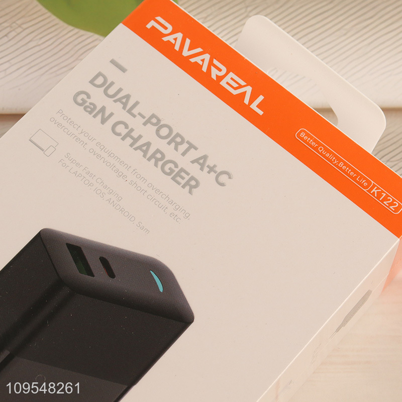 Low price 65w dual-port A+C fast GaN charger